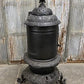 Round Oak Wood Burning Stove, Vintage Cast Iron Parlor Stove, Dowagiac, MI, A