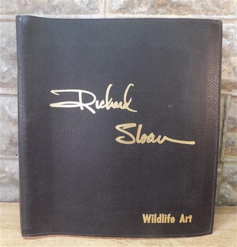 Richard Sloan Wildlife Bird Art Prints, 10 Lithograph Plates Matted 4 Framing G,