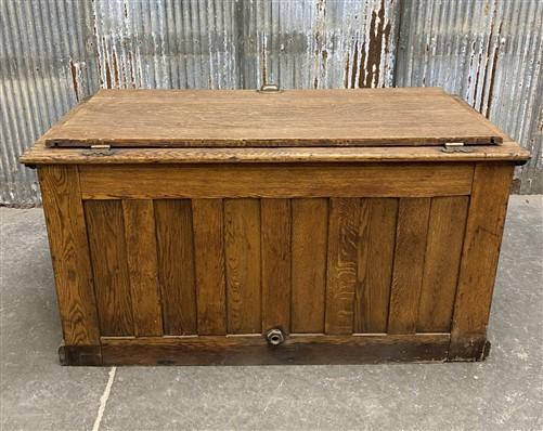 Vintage General Store Cooler, Oak Cooler, Primitive Ice Chest, Refrigerator