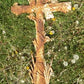 European Antique Cross, Architectural Salvage, Cast Iron French Church Décor A,