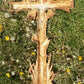 European Antique Cross, Architectural Salvage, Cast Iron French Church Décor A,