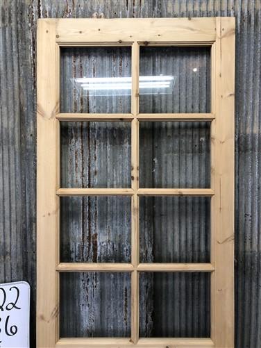 French Single Door (36x96) 8 Pane Glass European Styled Door F22