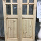 French Double Door (32x80.5) 8 Pane Glass Door European Styled EM36