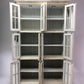 4'10" Triple Stack Cabinet, Antique White Kitchen Cabinet, Bookcase, Storage B