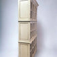 4'10" Triple Stack Cabinet, Antique White Kitchen Cabinet, Bookcase, Storage B