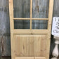 French Single Door (36x96.5) 6 Pane Glass European Styled Door FM11