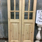 French Double Door (32x96.5) 6 Pane Glass Door European Styled EM24