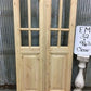 French Double Door (32x96.5) 6 Pane Glass Door European Styled EM24