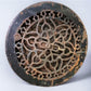 Round Ornate Art Deco Cast Iron Grate Vintage Wall Floor Fireplace Register Vent