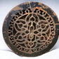 Round Ornate Art Deco Cast Iron Grate Vintage Wall Floor Fireplace Register Vent