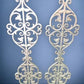 Pair Cast Iron Ornamental Panels, Architectural Salvage, Decorative Metalwork C,