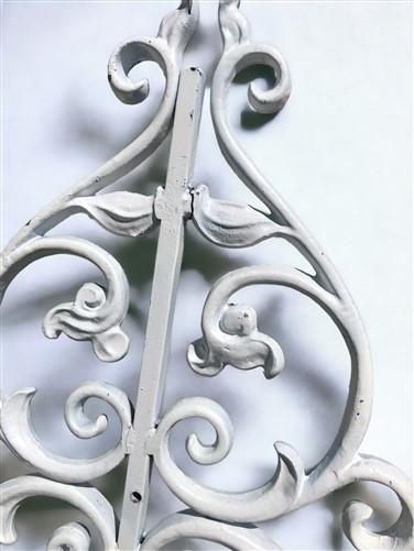 Pair Cast Iron Ornamental Panels, Architectural Salvage, Decorative Metalwork A,