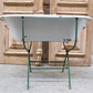 Vintage Hungarian Porcelain Baby Bath Tub w/Stand, Farmhouse Garden Planter A31,