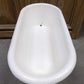 Vintage Hungarian Porcelain Baby Bath Tub w/Stand, Farmhouse Garden Planter A28