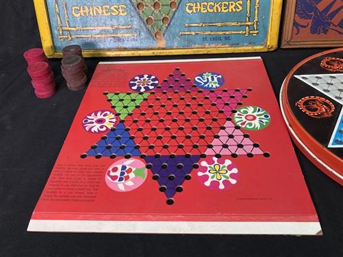 San Loo Chinese Checkers, King Foo Checkers, Ohio Art Chinese Checkers Boards,