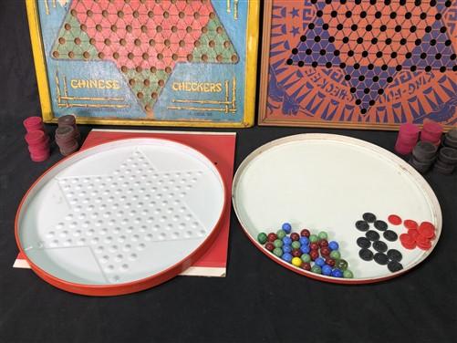 San Loo Chinese Checkers, King Foo Checkers, Ohio Art Chinese Checkers Boards,