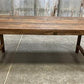 Wood Folding Table, Vintage Dining Room Table Kitchen Island Portable Table A129