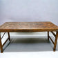 Wood Folding Table, Vintage Dining Room Table Kitchen Island Portable Table A132