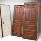 Set of 4 Vintage American Panel Doors in Jambs, Interior, Architectural Salvage