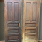 Set of 4 Vintage American Panel Doors in Jambs, Interior, Architectural Salvage