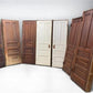 Set of 4 Vintage American Panel Doors in Jambs, Interior, Architectural Salvage