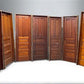 Set of 4 Vintage American Panel Doors in Jambs, Interior, Architectural Salvage