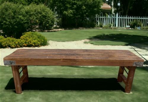 Rustic Folding Bench, Vintage Reclaimed Wood Bench, Farmhouse Decor Seat, A29