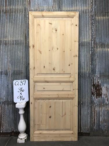 French Single Door (36x96) Raised Panel Door, European Styled Door, Q37