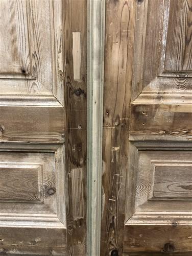 Antique French Double Doors (40x96) European Doors, Raised Panel Doors A515