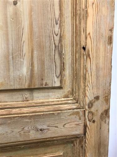 Antique French Double Doors (43.5x99) European Doors, Raised Panel Doors A521