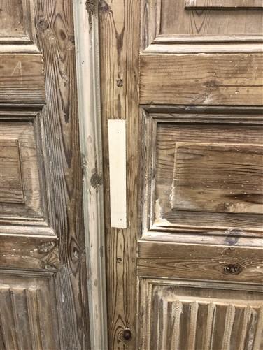 Antique French Double Doors (36.5x92.5) European Doors, Raised Panel Doors A530