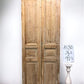 Antique French Double Doors (36.5x92.5) European Doors, Raised Panel Doors A530