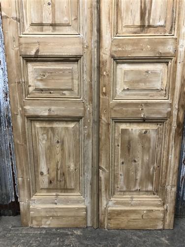 Antique French Double Doors (40.5x100) European Doors, Raised Panel Doors A535