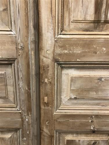 Antique French Double Doors (40.5x100) European Doors, Raised Panel Doors A535