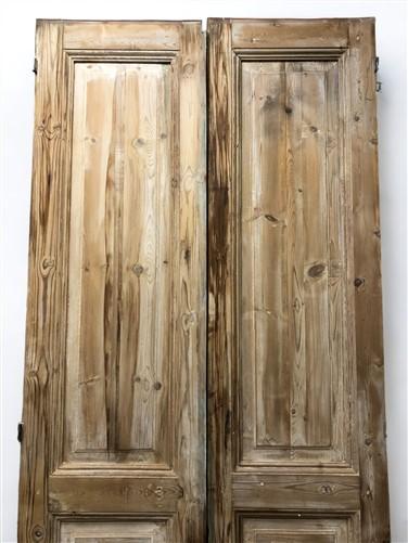 Antique French Double Doors (40.5x100) European Doors, Raised Panel Doors A535