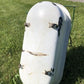 Vintage Hungarian Porcelain Baby Bath Tub w/Stand, Farmhouse Garden Planter A45,