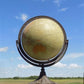 Rand McNally 12 Inch Globe, Cast Iron Art Deco Stand, Pre WW2 World Globe,