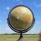 Rand McNally 12 Inch Globe, Cast Iron Art Deco Stand, Pre WW2 World Globe,