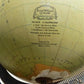 Rand McNally 12 Inch Globe, Cast Iron Art Deco Stand, Pre WW2 World Globe,