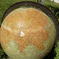 Rand McNally 12 Inch Globe, Cast Iron Art Deco Stand, Pre WW2 World Globe,