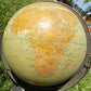 Rand McNally 12 Inch Globe, Cast Iron Art Deco Stand, Pre WW2 World Globe,