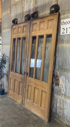 Pair of Vintage Pocket Doors (73x95) Sliding Doors, Architectural Salvage