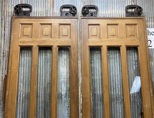 Pair of Vintage Pocket Doors (73x95) Sliding Doors, Architectural Salvage