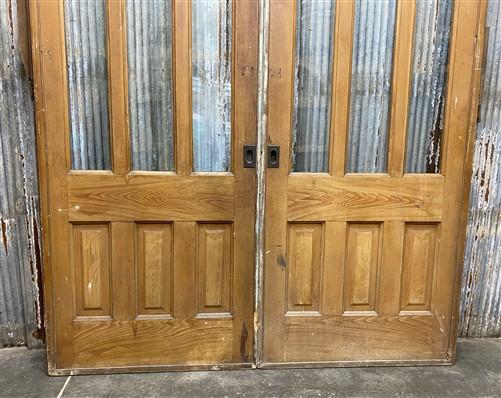 Pair of Vintage Pocket Doors (73x95) Sliding Doors, Architectural Salvage