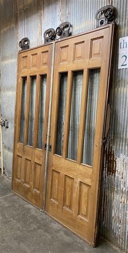 Pair of Vintage Pocket Doors (73x95) Sliding Doors, Architectural Salvage