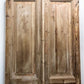 Antique French Double Doors (41x95) European Doors, Raised Panel Doors  A540