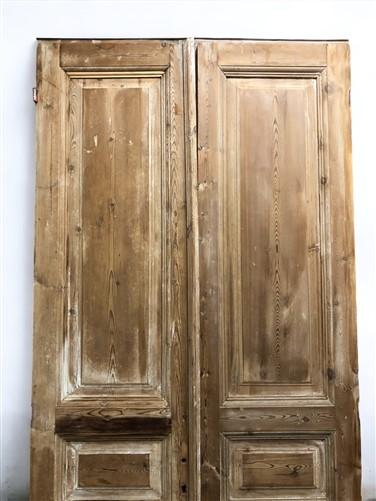 Antique French Double Doors (41x95) European Doors, Raised Panel Doors  A540