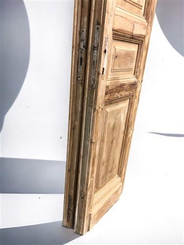 Antique French Double Doors (41x95) European Doors, Raised Panel Doors  A540