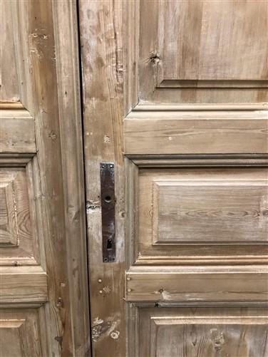 Antique French Double Doors (40x89) European Doors, Raised Panel Doors A595