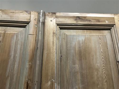 Antique French Double Doors (40x89) European Doors, Raised Panel Doors A595